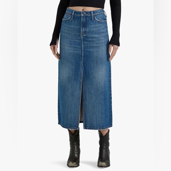 NEW Wrangler Women's Denim Maxi Skirt - Picture 1 of 10